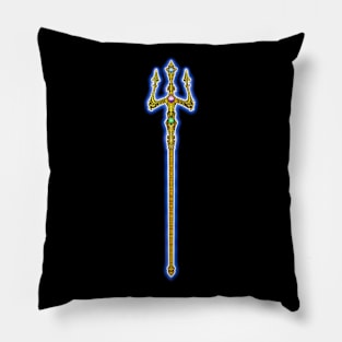 Poseidon trident fork Pillow