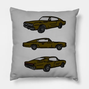 classic muscle car vintage collection Pillow