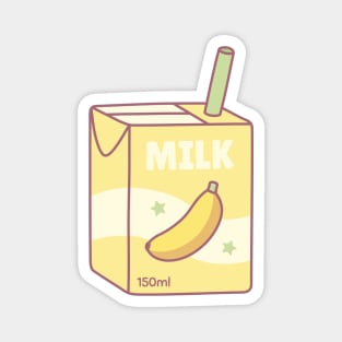 Cute Packet of Banana Milk Magnet