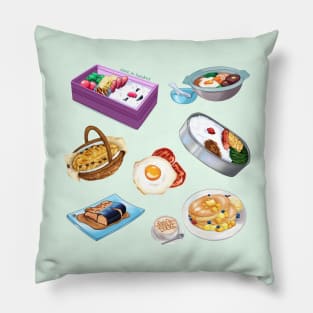 Anime Delicious Delights Pillow