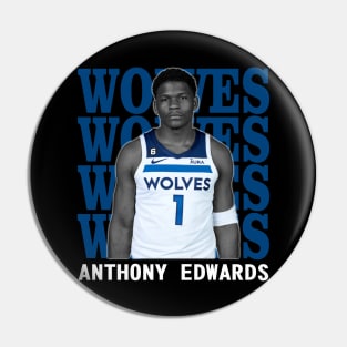 Minnesota Timberwolves Anthony Edwards Pin