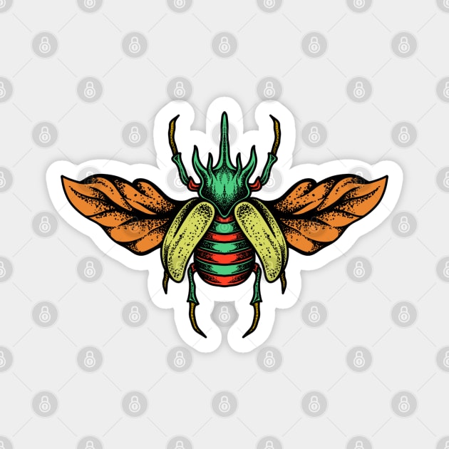 Insect 8 Magnet by Tuye Project