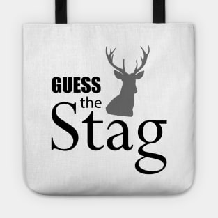 Guess the stag Mens Stag do weekend party night id Tote