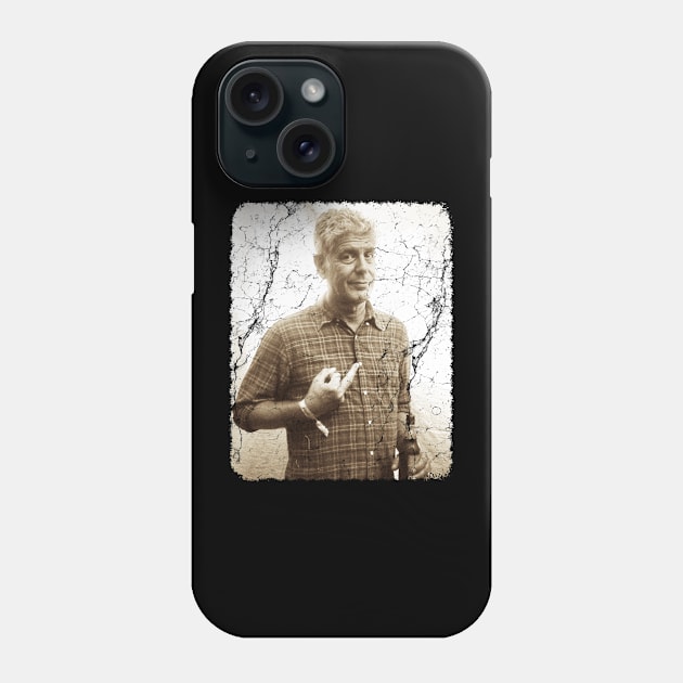 Anthony Bourdain - Vintage Phone Case by GoodMan999