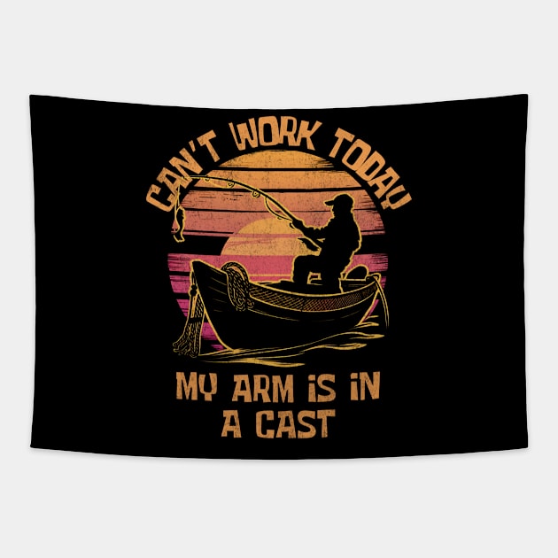 Funny-fishing Tapestry by Little Quotes