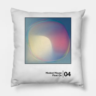 Float On / Monimal Style Original Graphic Artwork Pillow