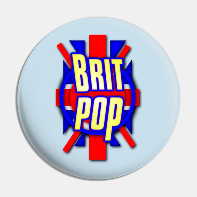 BRIT POP Pin by KIMIDIGI