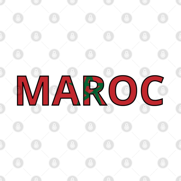 Drapeau Maroc by Pixelforma