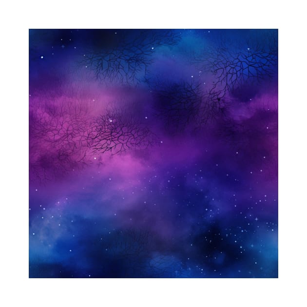 Ombre Underwater Galaxy by Moon Art