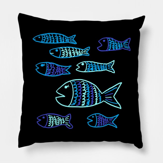 fish Pillow by zzzozzo