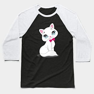 Cute Hello Kitty Cat Baseball T-Shirt