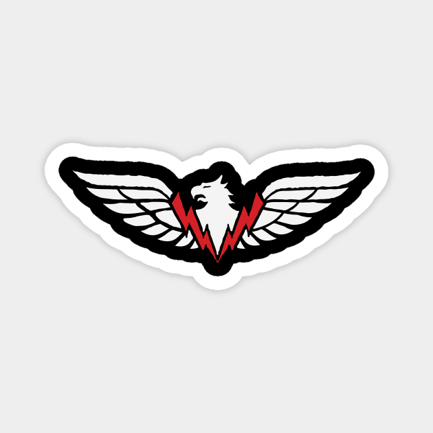 Vintage Eagle Emblem // Retro Racing Insignia Magnet by SLAG_Creative