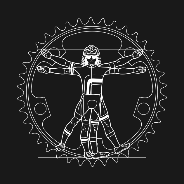 VITRUVIAN CYCLIST by reigedesign