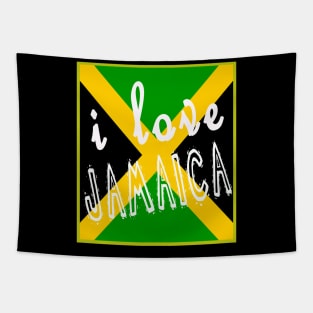 I Love Jamaica Tapestry