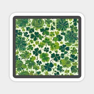 st patricks day pattern Magnet