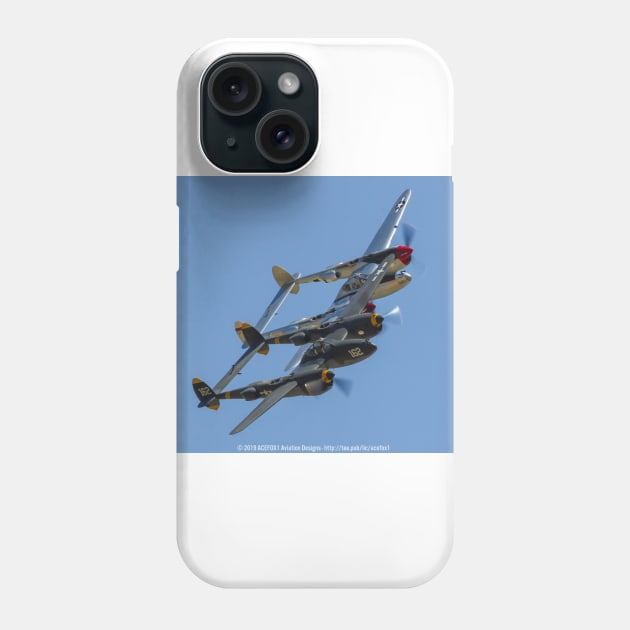 P-38 Lightnings Phone Case by acefox1