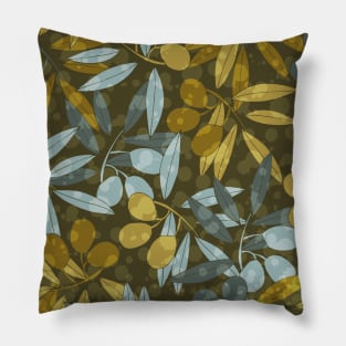 Olives branches pattern Pillow