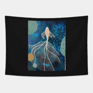 Golden Fish Tapestry