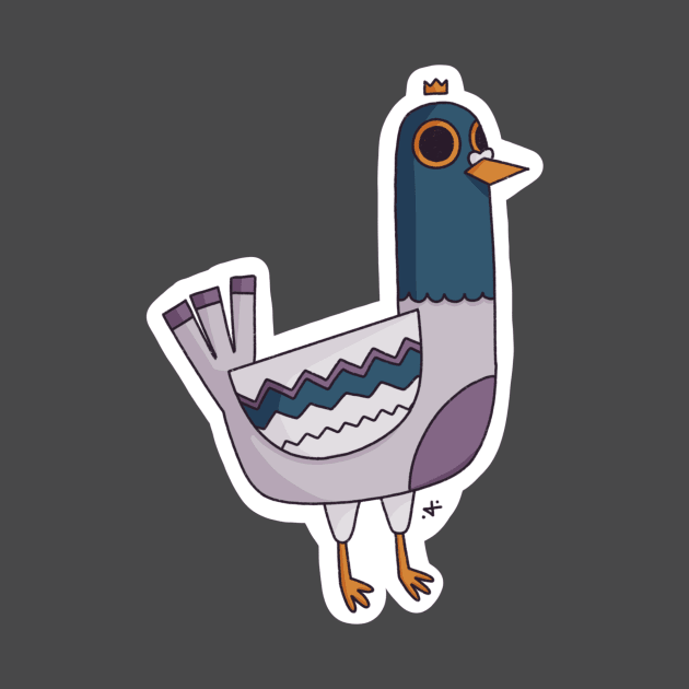 Pigeon Number Four by EmpressIguana