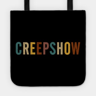 Graphic Colorful Creepshow Name Birthday 70s 80s 90s Tote