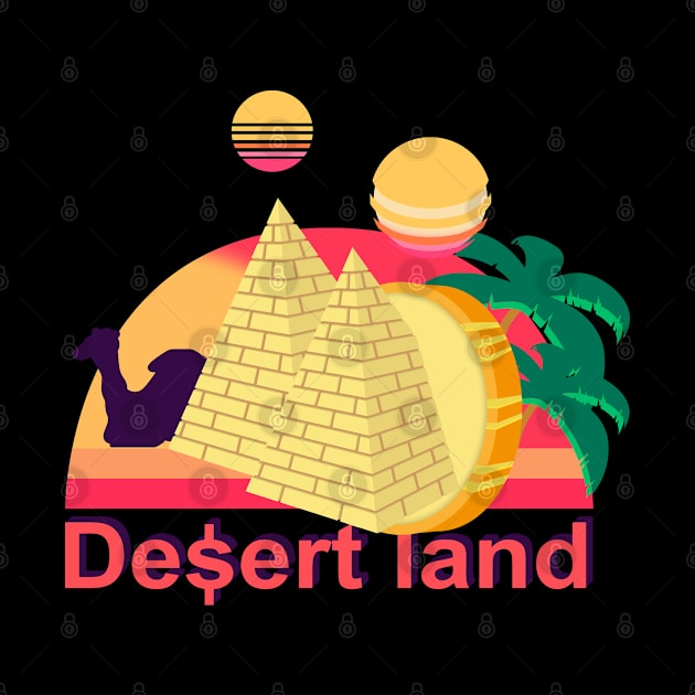 Retro Cryptocurrency-Desert land by MisconceivedFantasy