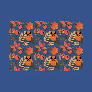 autumn birds pattern T-Shirt