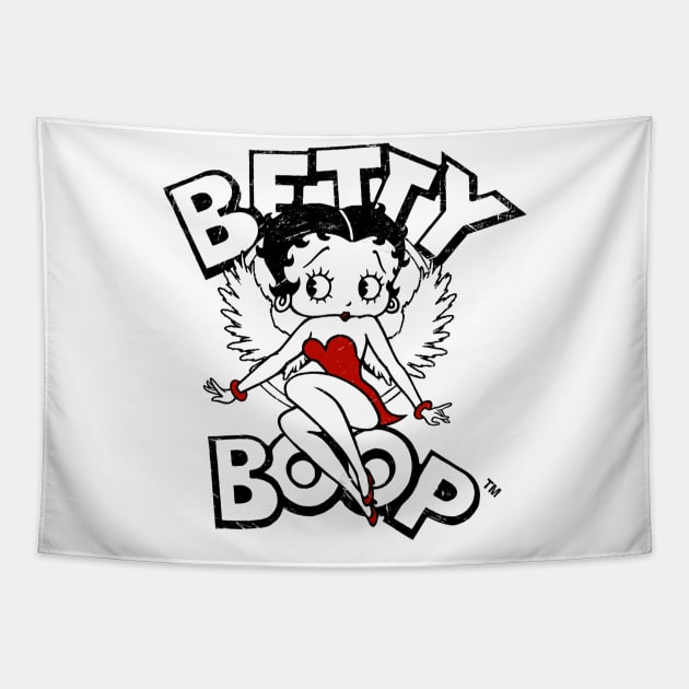 Betty Angel Boop Cartoon Tapestry by kalush club