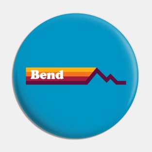 Bend Oregon Retro Design Pin