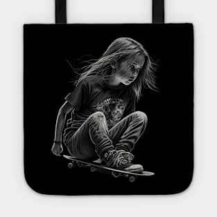 skater girl Tote