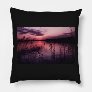 Sunset at the Lake 02 Pillow