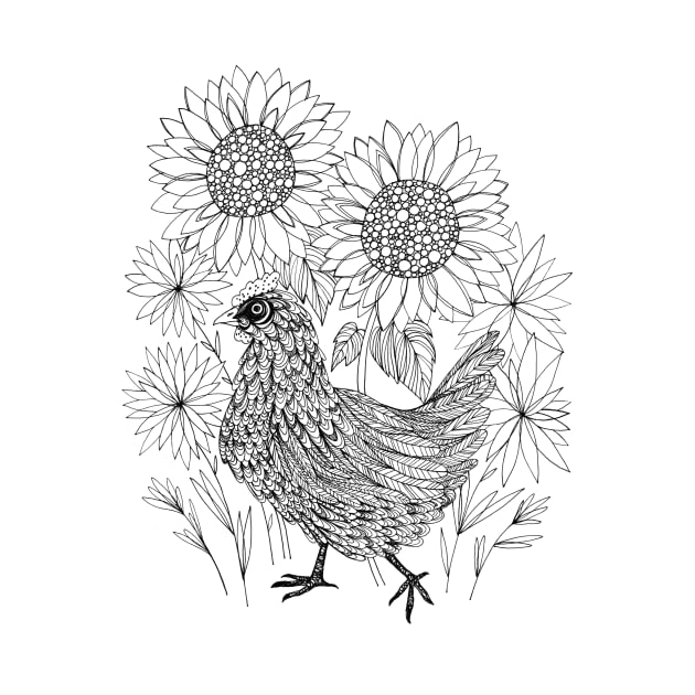 Garden Chicken by InkedinRed