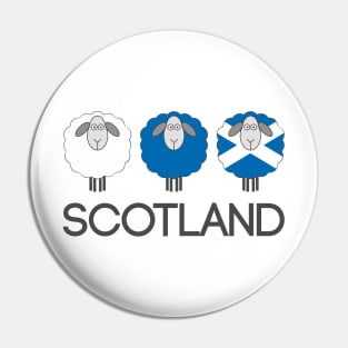 Trio of Scottish Patterned Sheep Pin