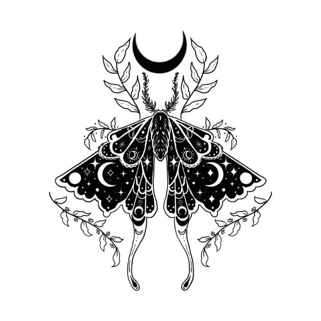 Luna moth by Fae and Fawn