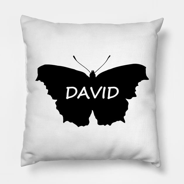 David Butterfly Pillow by gulden