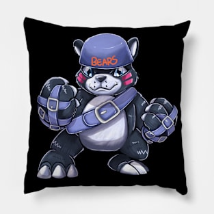 bearmon fanart Pillow