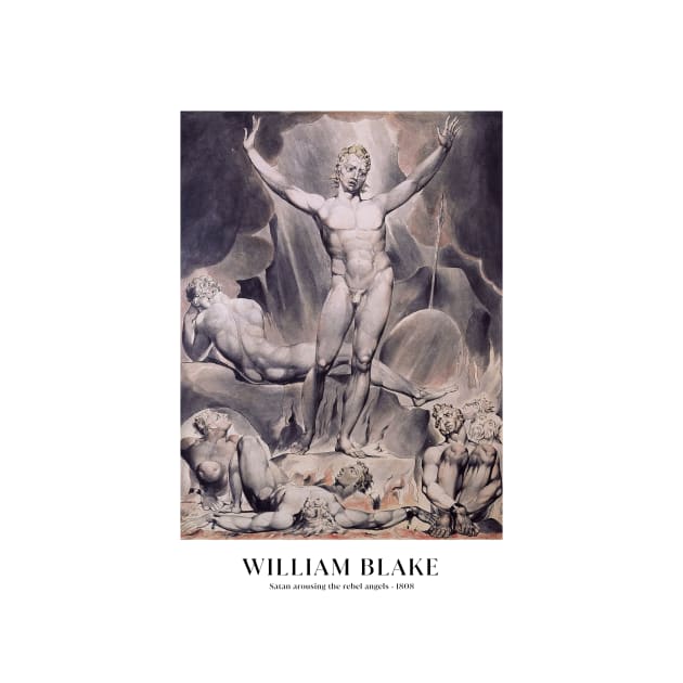 William Blake - Satan arousing the rebel angels by MurellosArt