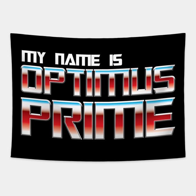 My name is Optimus Prime Tapestry by Staermose