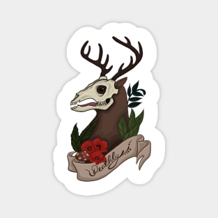 Deathly Deer Magnet