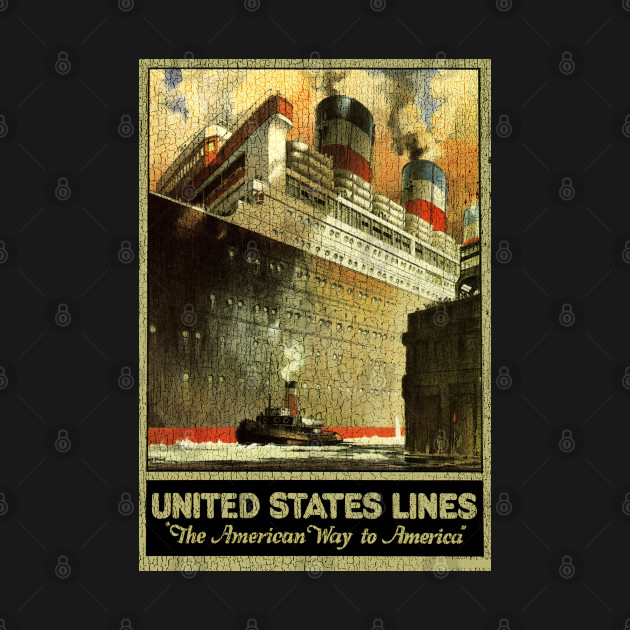 Discover United States Lines - Ship - T-Shirt