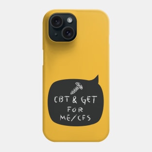 Screw CBT & GET for ME/CFS - chalkboard Phone Case