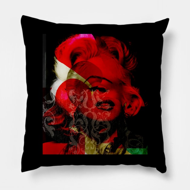 Marilyn Mix 1c Pillow by Marko