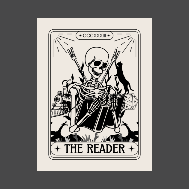 A new tarot card: The Reader by chrisphilbrook