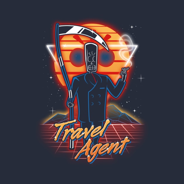 Retro Travel Agent by Olipop