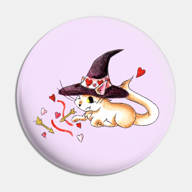 Salem Valentine Pin by KristenOKeefeArt