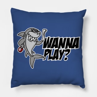 Wanna play? Underwater hockey shark Octopush cool Pillow