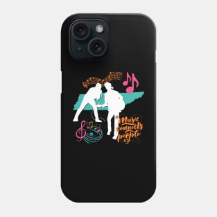 Tennessee Music Love Nashville Memphis Cookeville Gatlinburg Chattanooga Kingsport Johnson City Phone Case