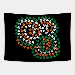 More Shamrock Spirals for St Patricks Day Tapestry