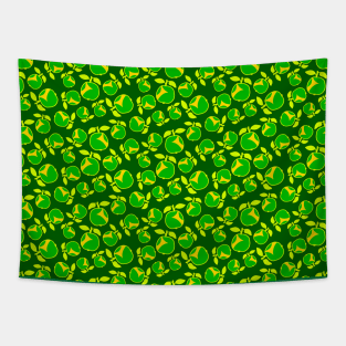 Green apple mesh Tapestry