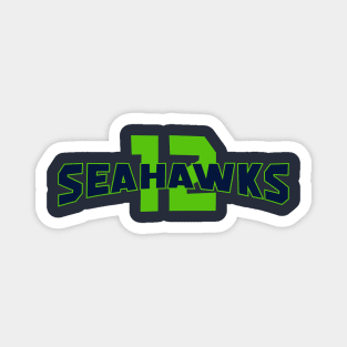 12 SEAHAWKS | FOOTBALL | SEATTLE Magnet