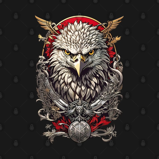 Eagle Roman Heraldic Coat of Arms design by Neon City Bazaar